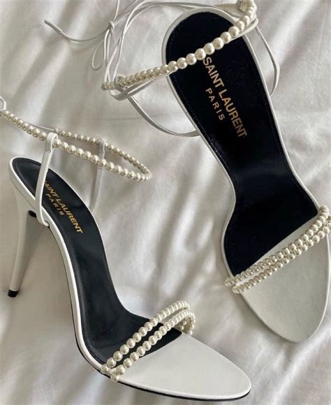 ysl pearl heels